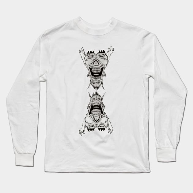 Downside Up Long Sleeve T-Shirt by MalcolmKirk